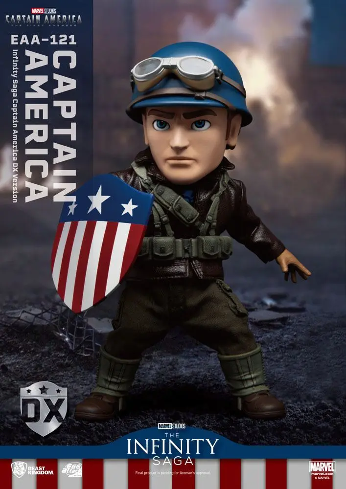 Captain America: The First Avenger Egg Attack Action figurină de acțiune Captain America DX Version 17 cm poza produsului