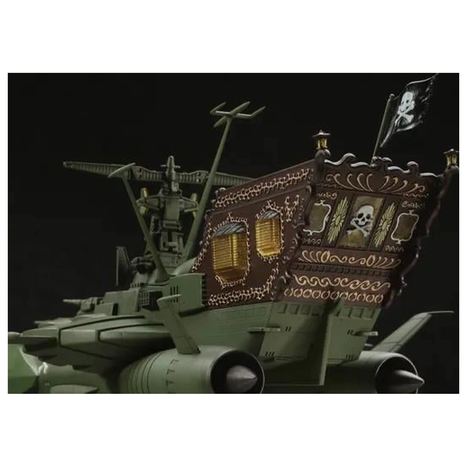 Kit model nava de lupta Captain Harlock Space Pirate Battleship Arcadia 1/1500 poza produsului
