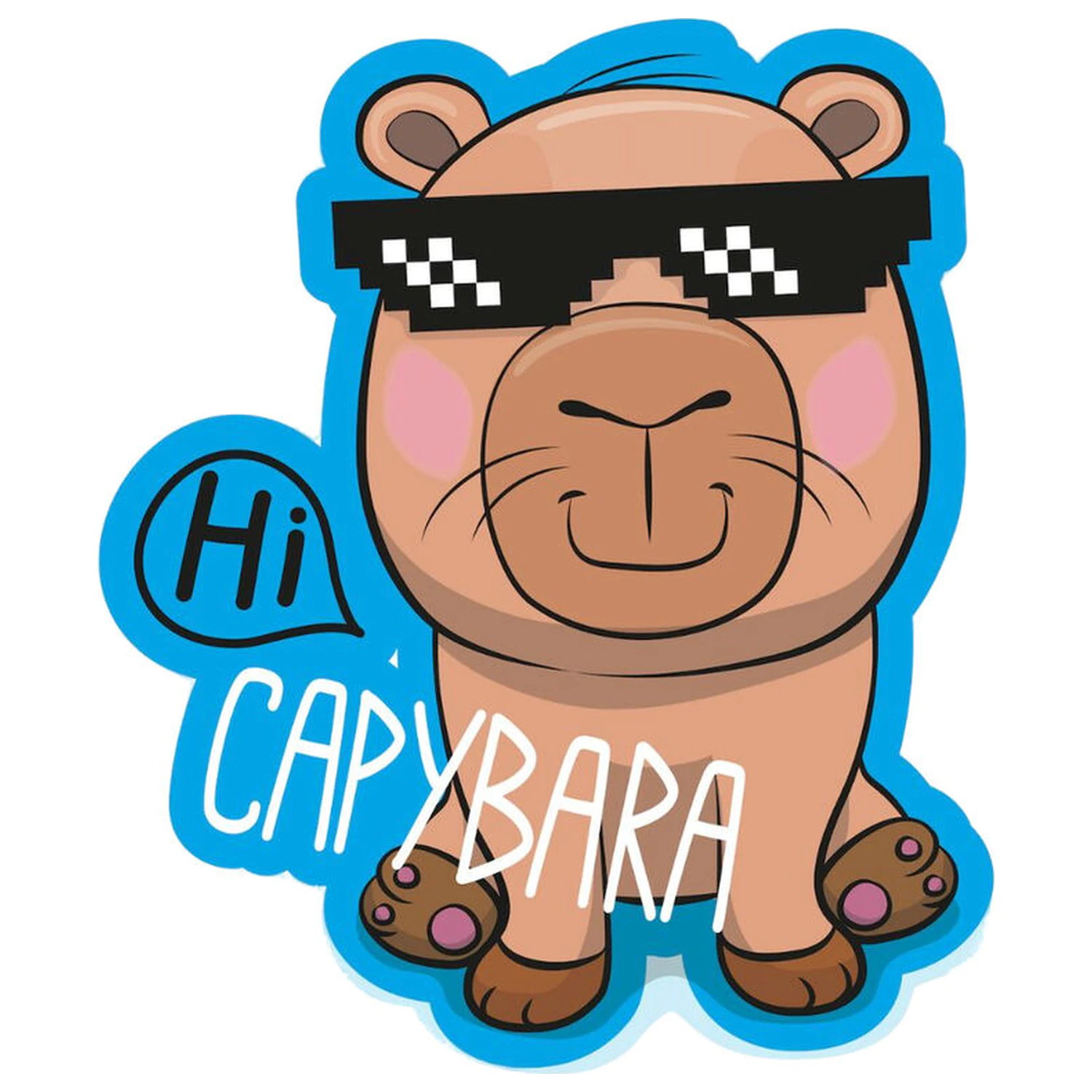 Capybara perna 3D poza produsului