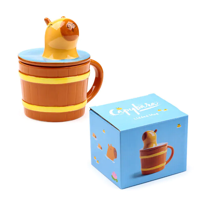 Capybara Cană Cu capac poza produsului