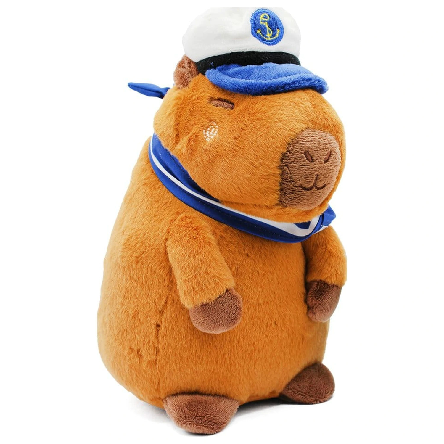Figurina de plus Capybara Capy Captain 23 cm poza produsului