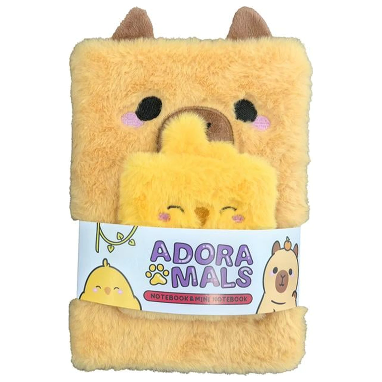Capybara Duke Premium Fluffy Caiet + 1 Mini poza produsului