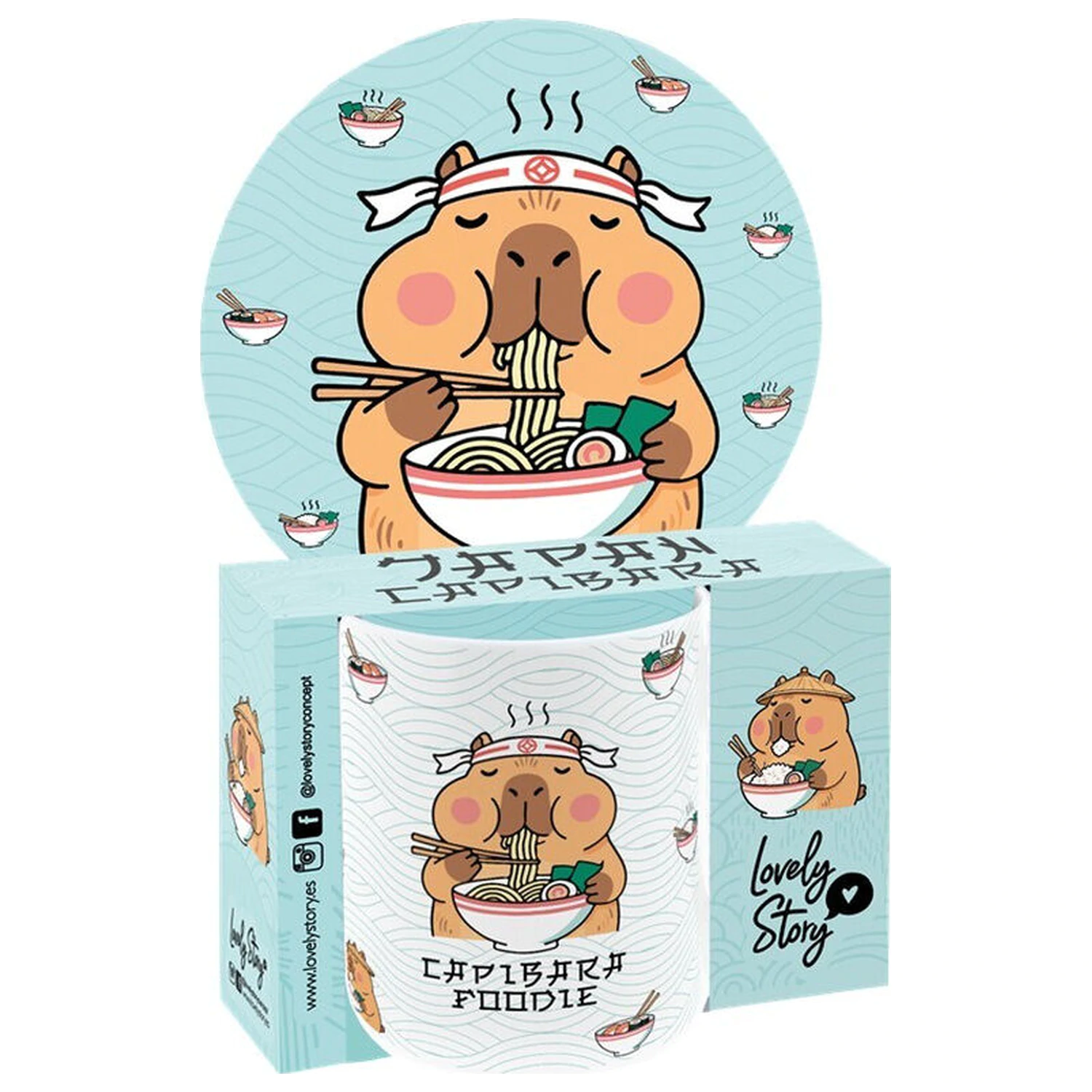 Capybara Foodie cana 330ml poza produsului