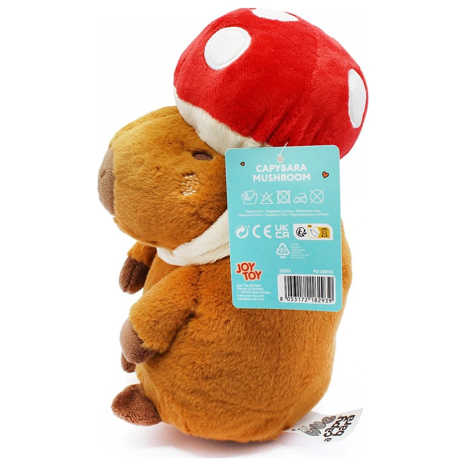 Capybara figurina de pluș Mushroom 23 cm poza produsului