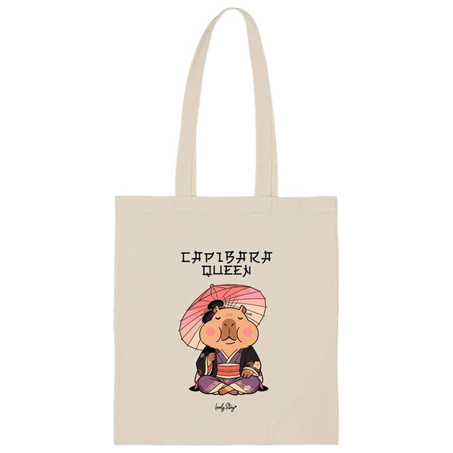 Capybara Queen geanta tote poza produsului