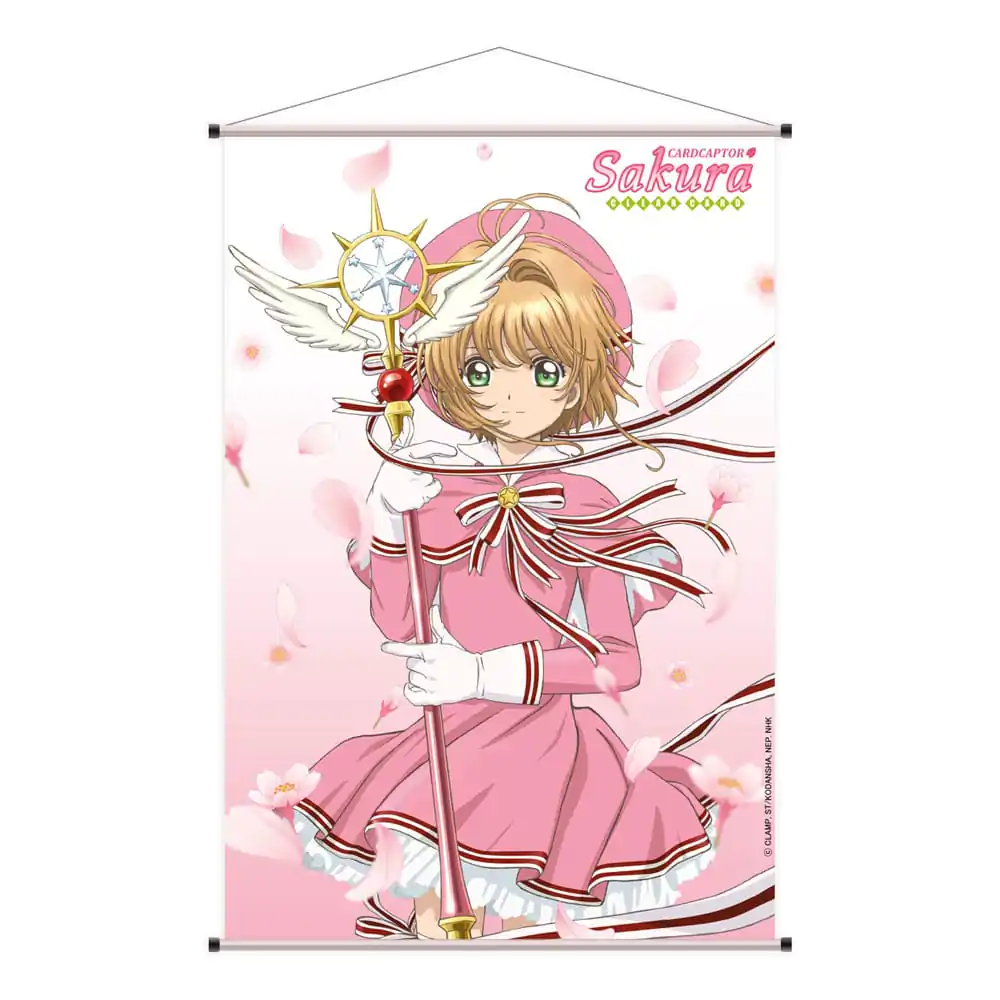 Cardcaptor Sakura Clear Card Wallscroll Sakura Kinomoto Cherry Blossoms 60 x 90 cm poza produsului