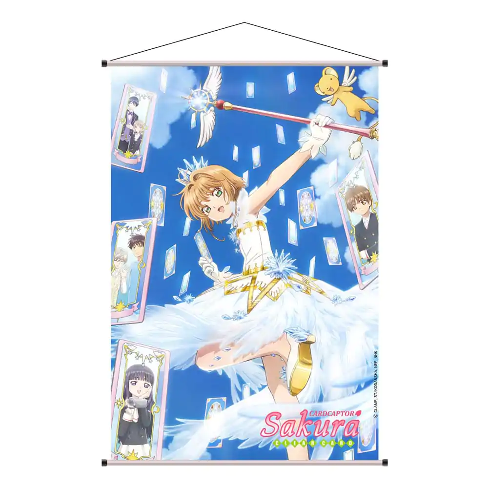 Cardcaptor Sakura Clear Card Wallscroll Sakura Kinomoto 60 x 90 cm perete rulant poza produsului