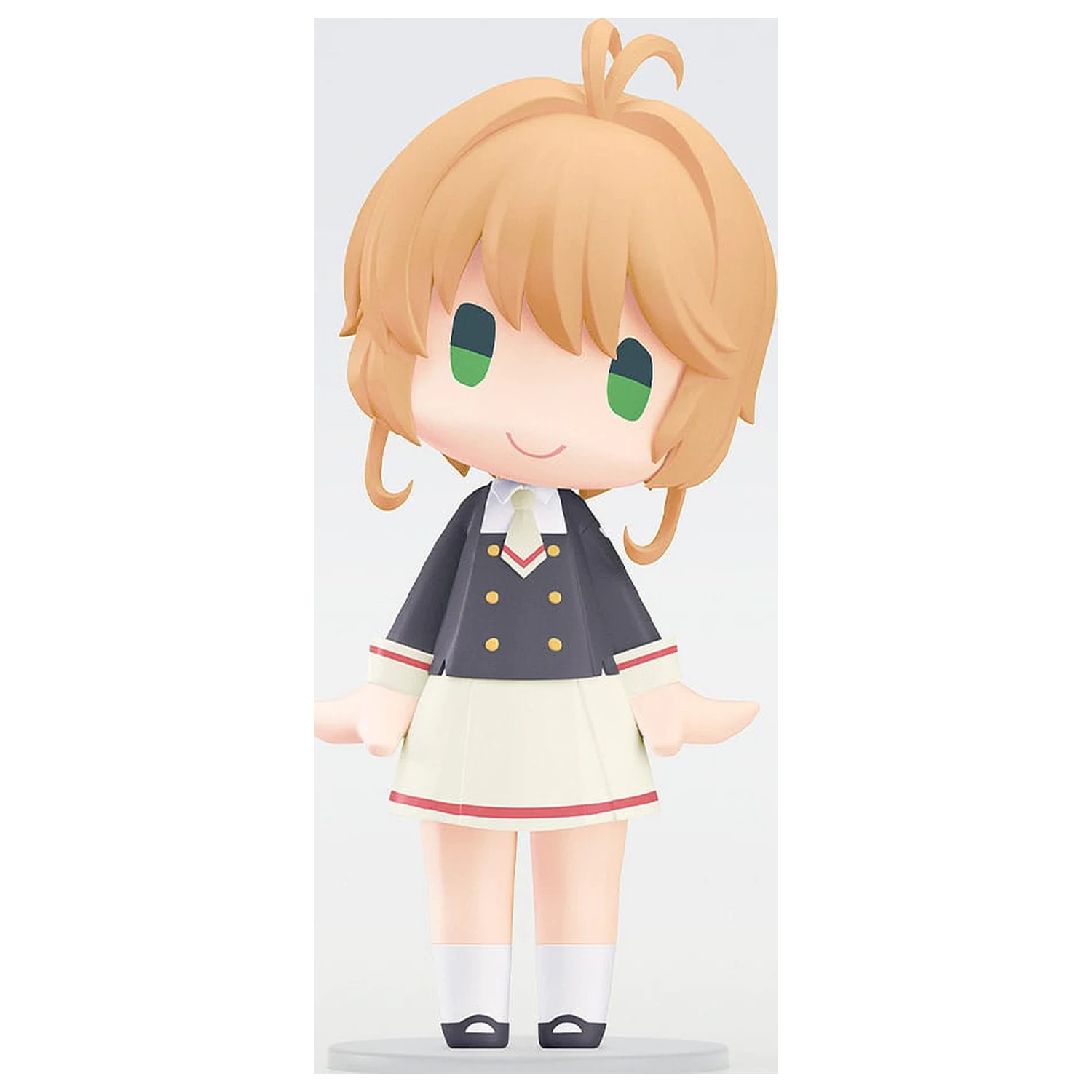 Cardcaptor Sakura: Clear Card with Garterbelt HELLO! GOOD SMILE Figurina de actiune Sakura Kinomoto: Tomoeda Junior High School Uniform Ver. 10 cm poza produsului