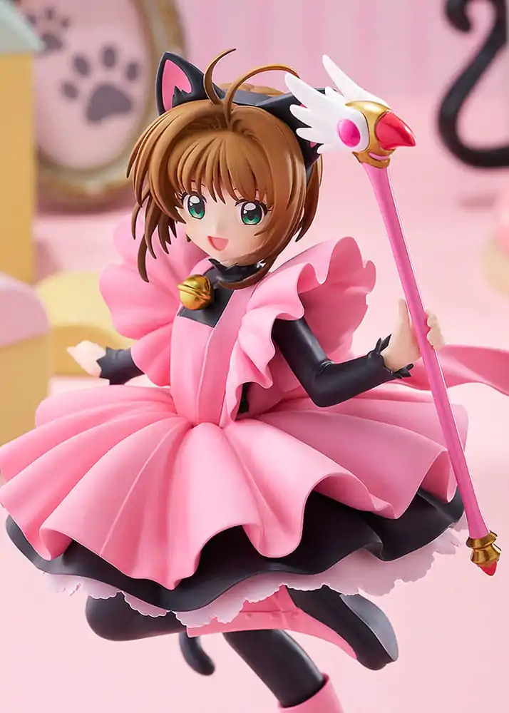 Cardcaptor Sakura Pop Up Parade Statuie PVC Sakura Kinomoto: Black Cat Costume Ver. L Size 22 cm poza produsului
