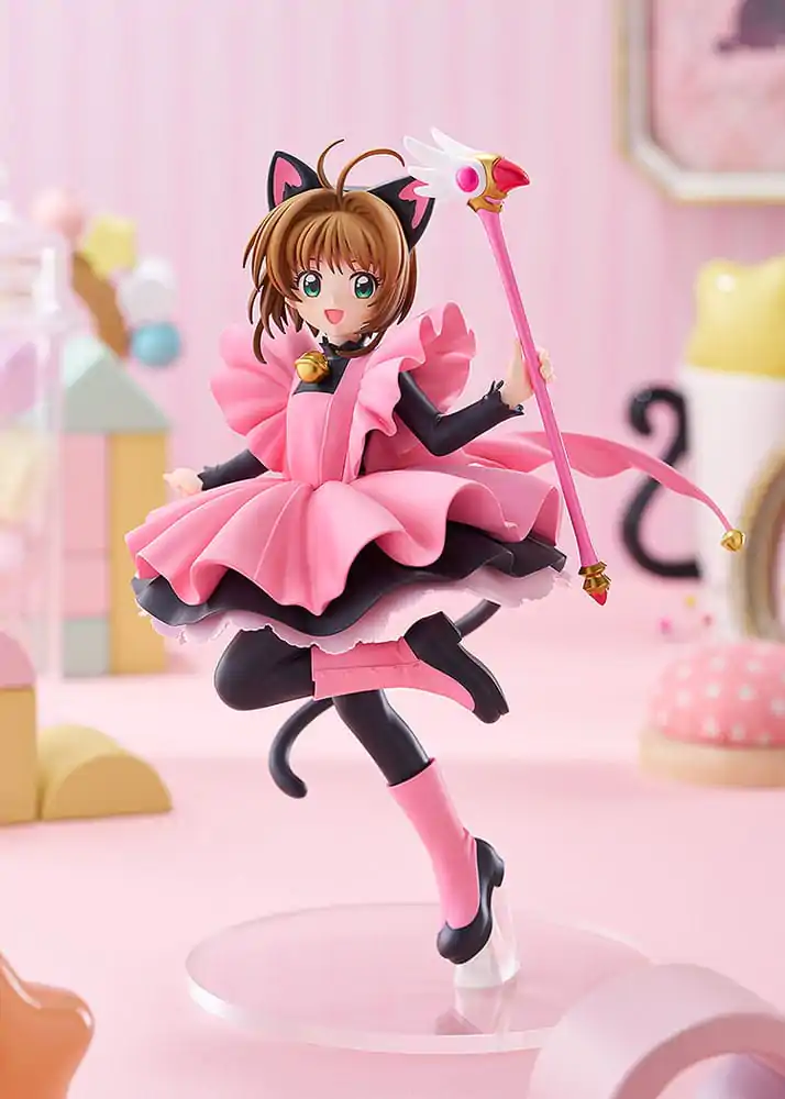 Cardcaptor Sakura Pop Up Parade Statuie PVC Sakura Kinomoto: Black Cat Costume Ver. L Size 22 cm poza produsului