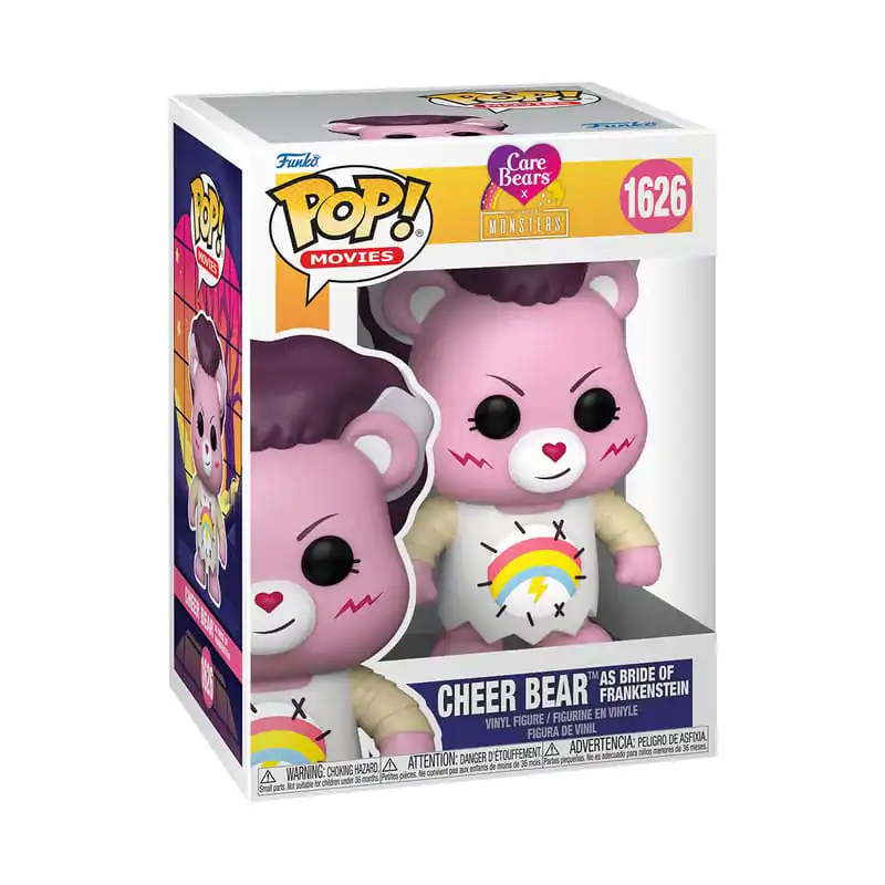 Care Bears x Universal Monsters Funko POP! Figurina Vinyl Ursulețul Vesel Mireasa lui Frankenstein 9 cm poza produsului