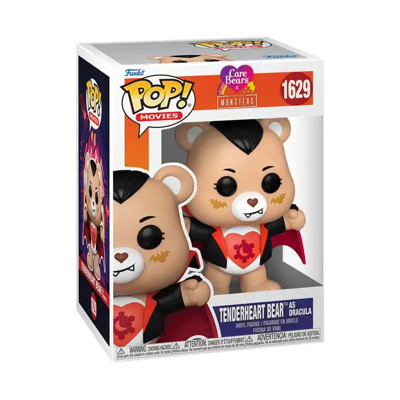 Care Bears x Universal Monsters Funko POP! Figurina de vinil Tender Heart Bear ca Dracula 9 cm poza produsului