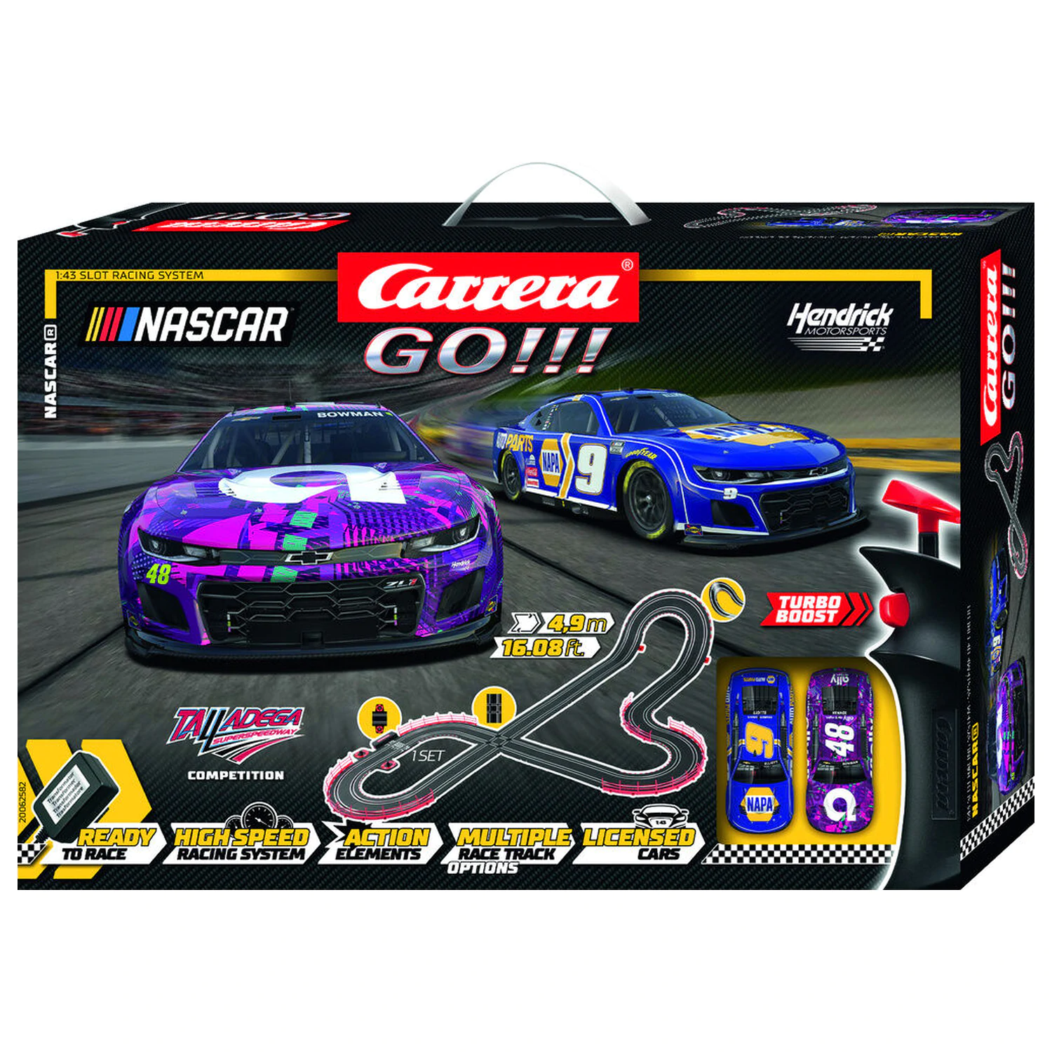 Carrera GO!!! Circuit de curse Nascar poza produsului