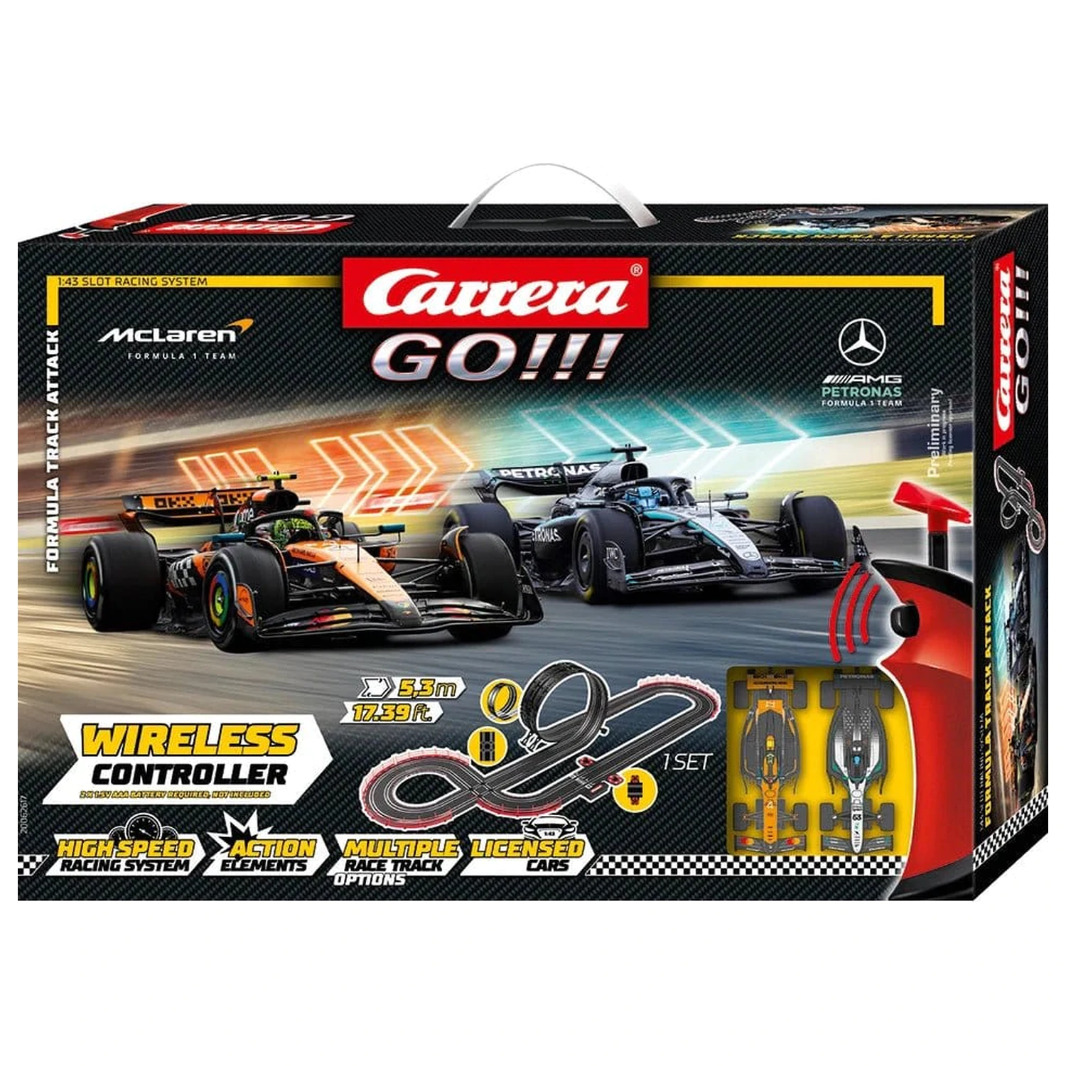 Carrera GO!!! Set pistă mașini slot Formula Track Attack poza produsului