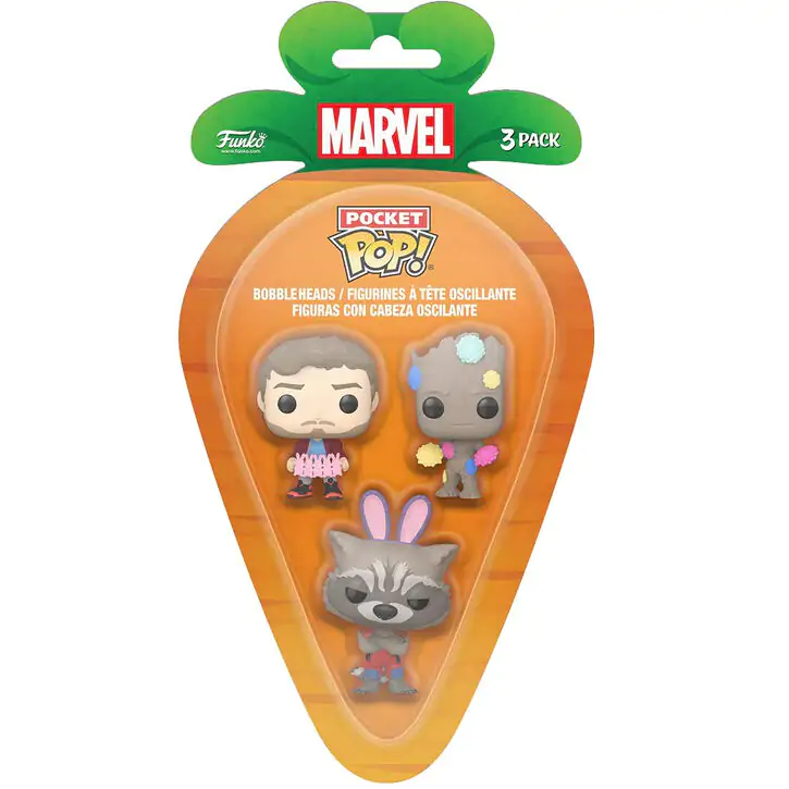 Carrot Pocket POP blister 3 figurine Marvel Guardians of the Galaxy poza produsului