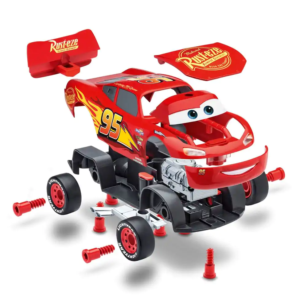 Cars Model Kit 1/20 Lightning McQueen 20 cm Set Model Auto poza produsului