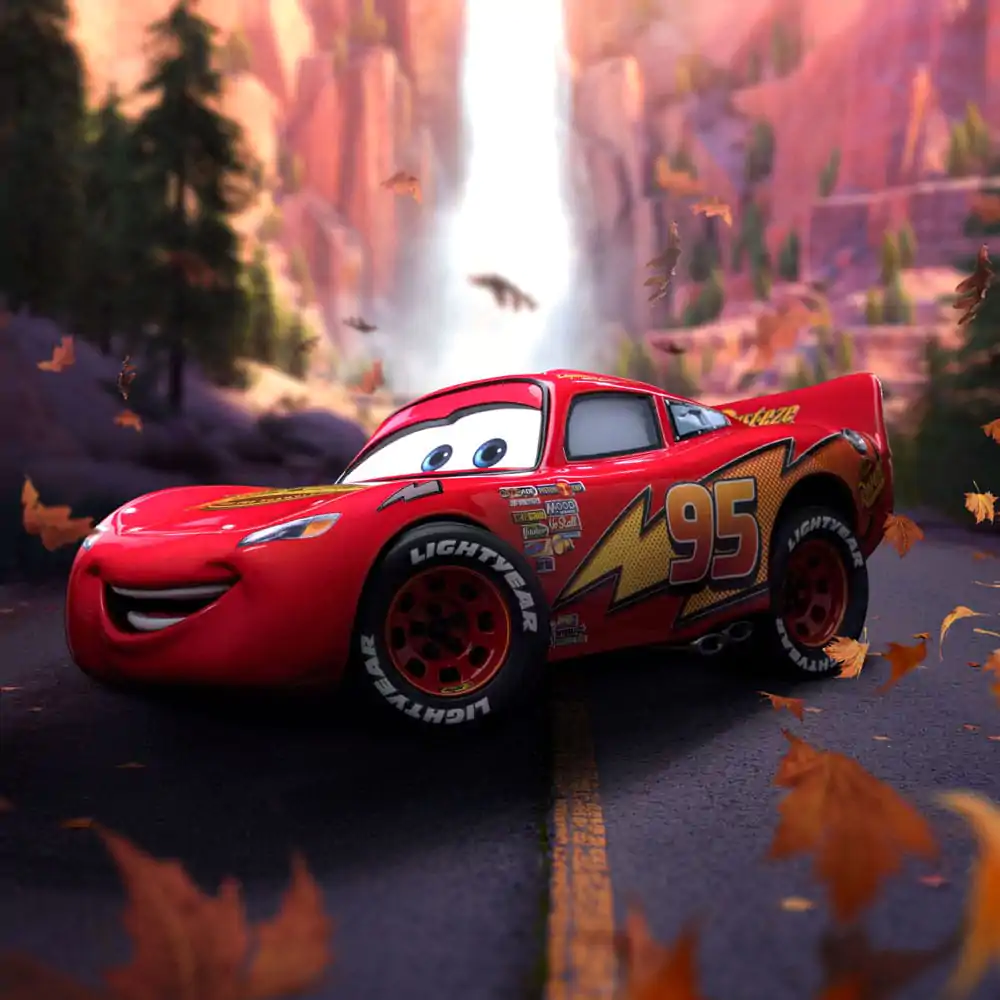Statuie artistică scară 1/10 Lightning Mcqueen 11 cm poza produsului