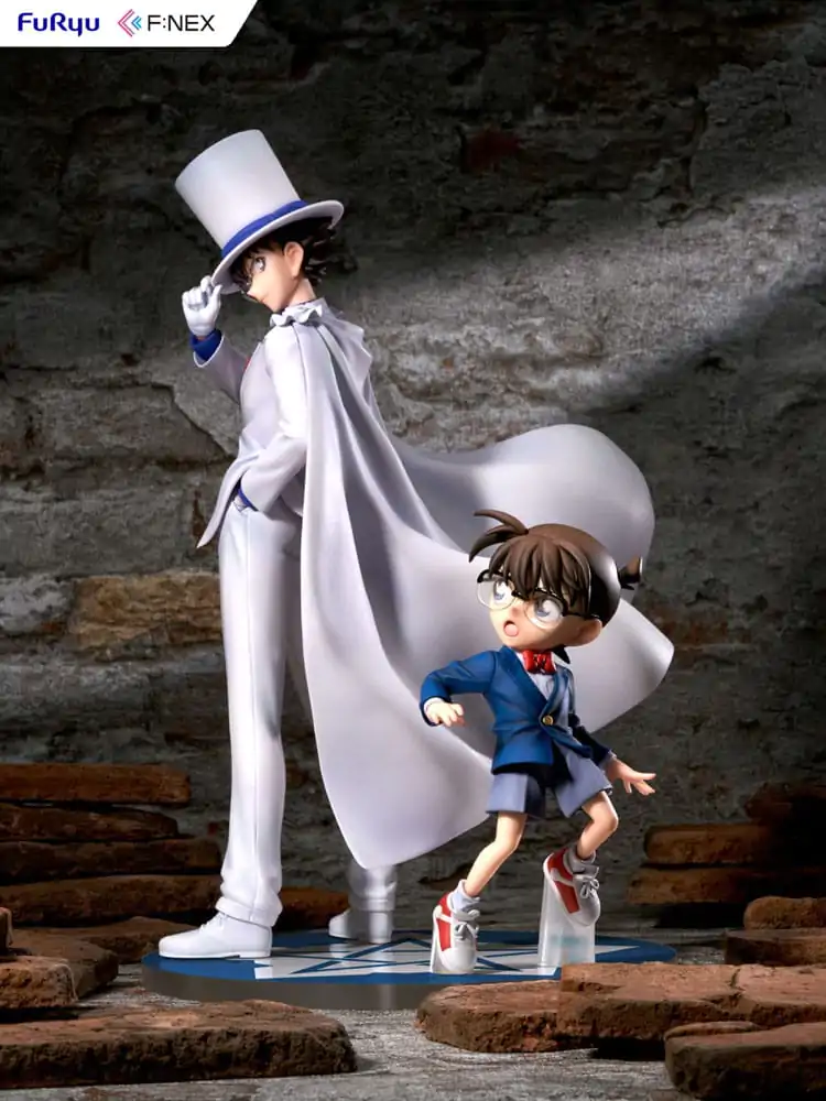 Case Closed F:NEX Statuie PVC 1/7 Conan Edogawa & Kid the Phantom Thief 29 cm poza produsului