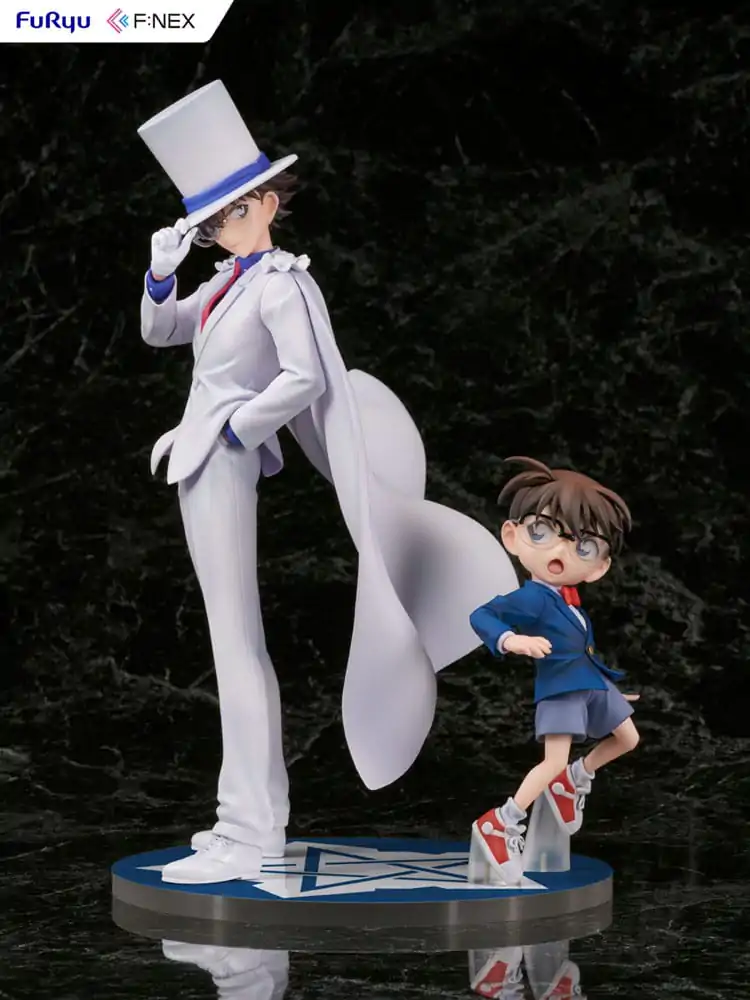 Case Closed F:NEX Statuie PVC 1/7 Conan Edogawa & Kid the Phantom Thief 29 cm poza produsului