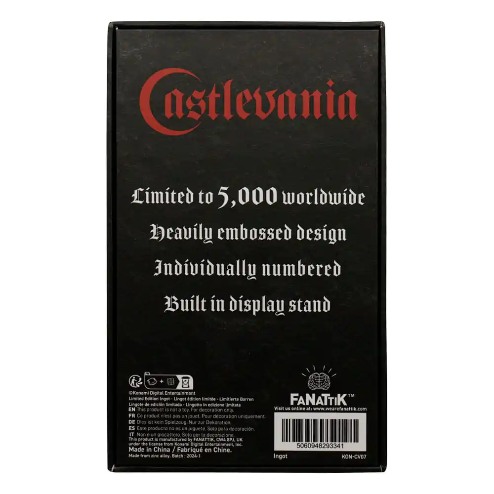 Castlevania Ingot Scut Alucard Limited Edition poza produsului