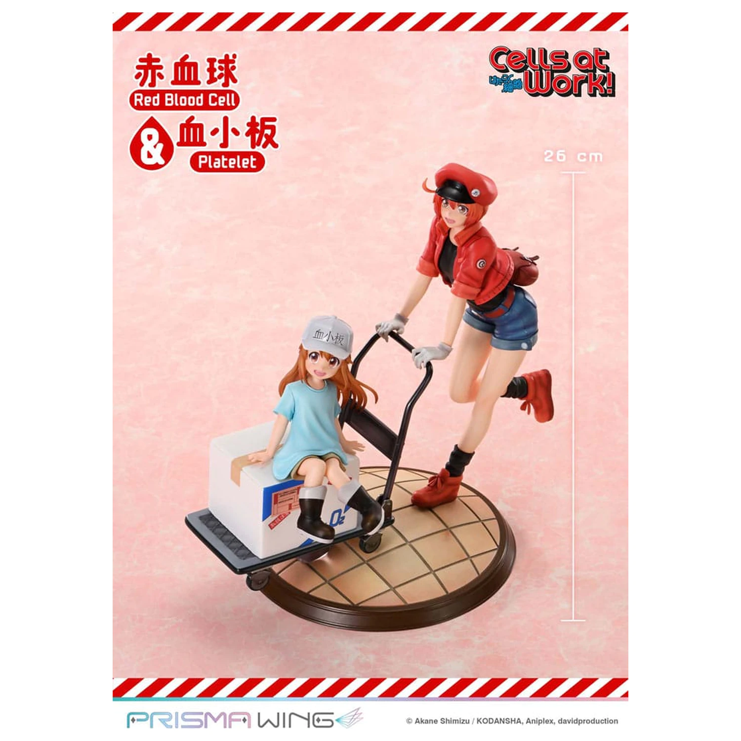 Cells at Work Prisma Wing PVC Statuie Red Blood Cell & Platelet 26 cm poza produsului