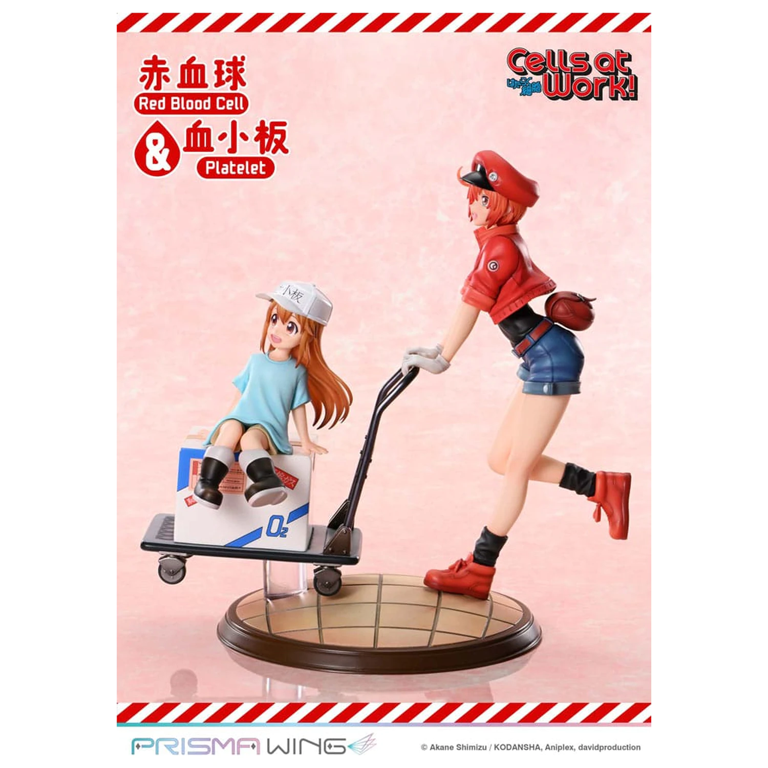 Cells at Work Prisma Wing PVC Statuie Red Blood Cell & Platelet 26 cm poza produsului