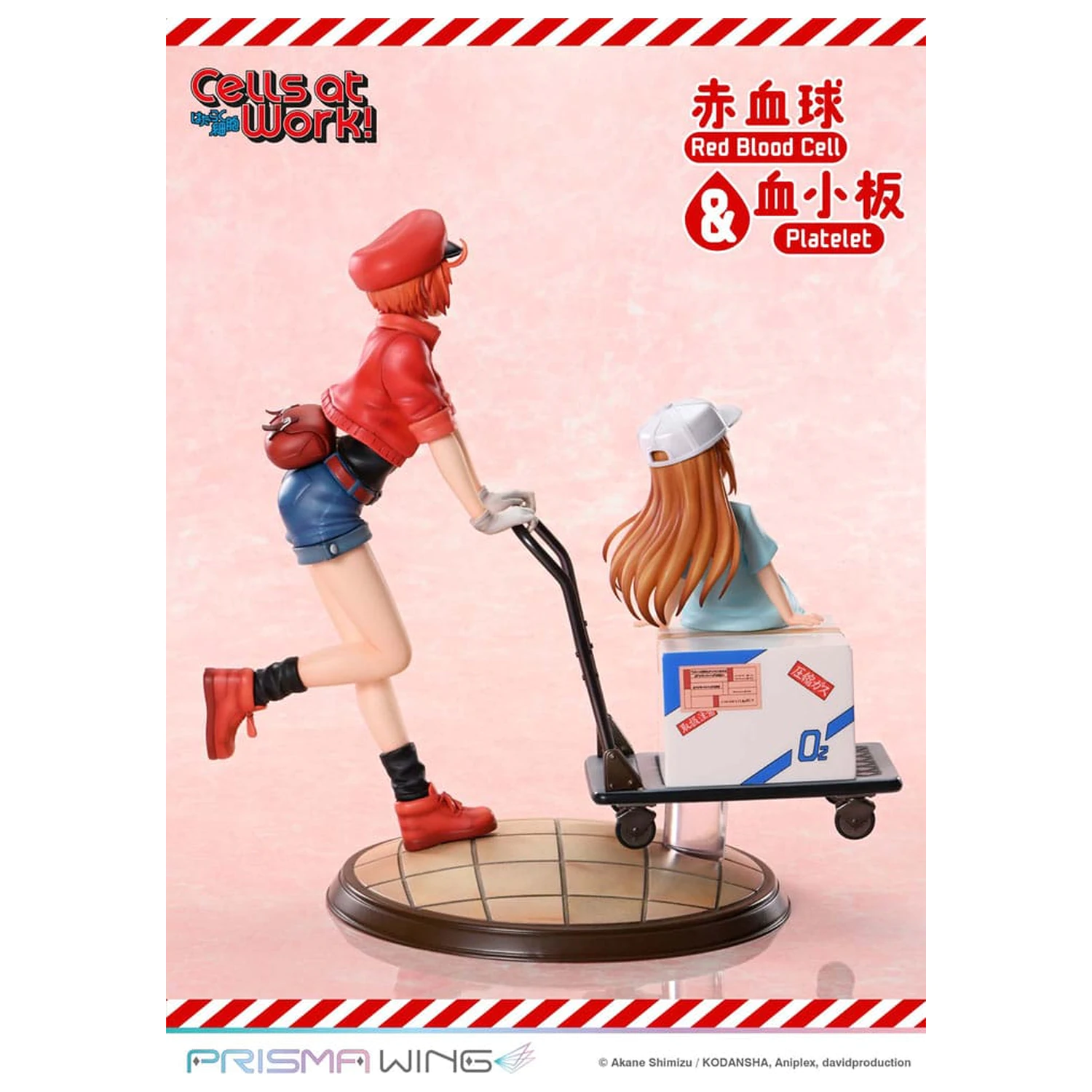 Cells at Work Prisma Wing PVC Statuie Red Blood Cell & Platelet 26 cm poza produsului