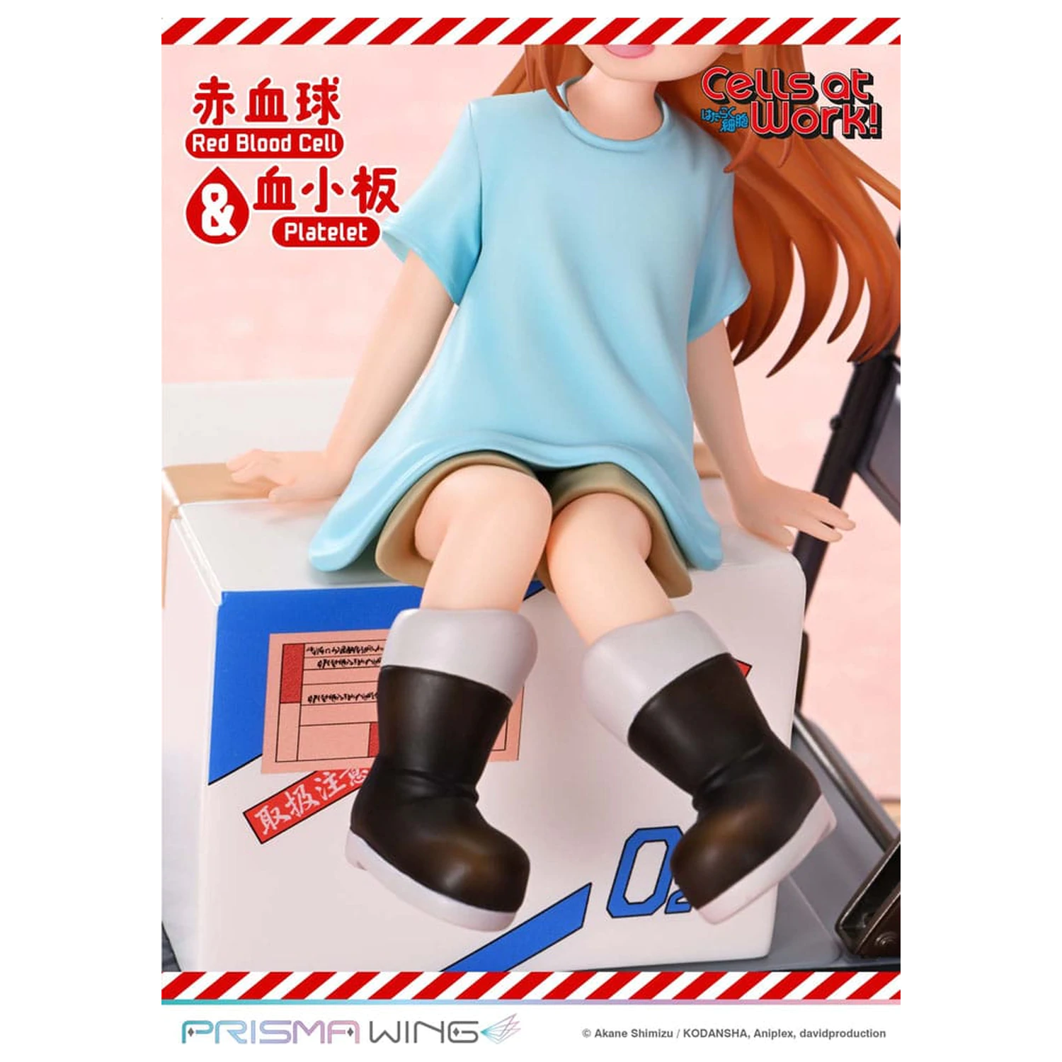 Cells at Work Prisma Wing PVC Statuie Red Blood Cell & Platelet 26 cm poza produsului