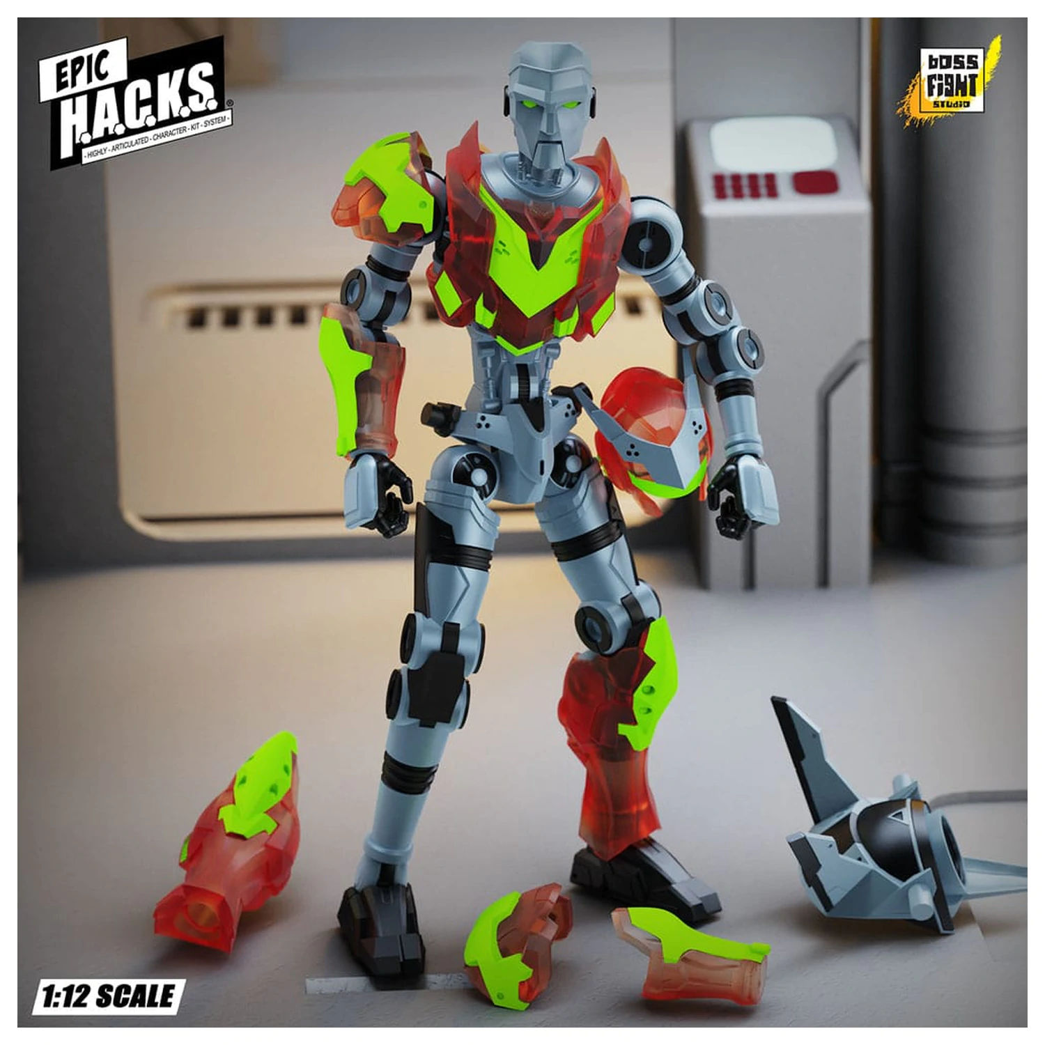 CGT Corp Epic H.A.C.K.S. figurina de actiune 1/12 Wave 1 CGT Combat Drone: Agile Battle Robot 18 cm poza produsului