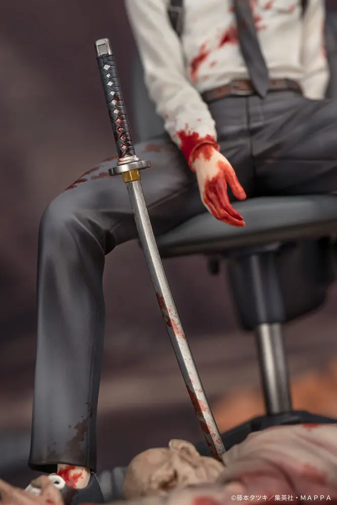 Statuie PVC Chainsaw Man 1/7 Aki Hayakawa 19 cm poza produsului