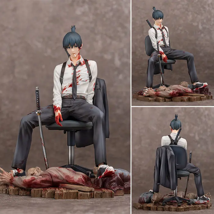 Statuie PVC Chainsaw Man 1/7 Aki Hayakawa 19 cm poza produsului