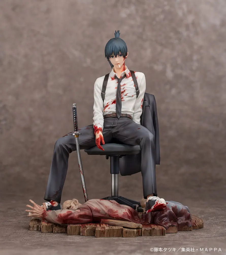 Statuie PVC Chainsaw Man 1/7 Aki Hayakawa 19 cm poza produsului