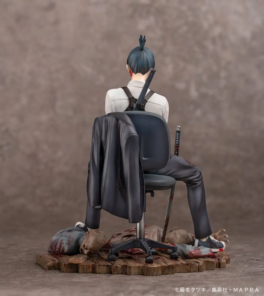 Statuie PVC Chainsaw Man 1/7 Aki Hayakawa 19 cm poza produsului