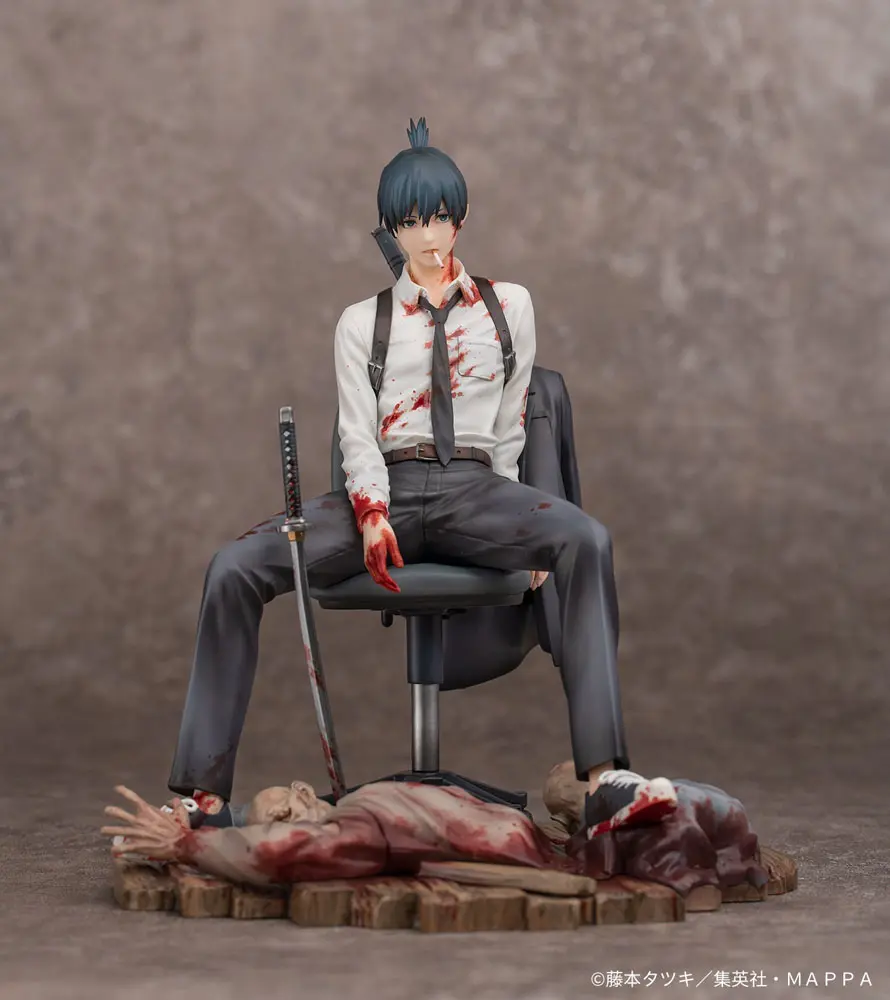 Statuie PVC Chainsaw Man 1/7 Aki Hayakawa 19 cm poza produsului