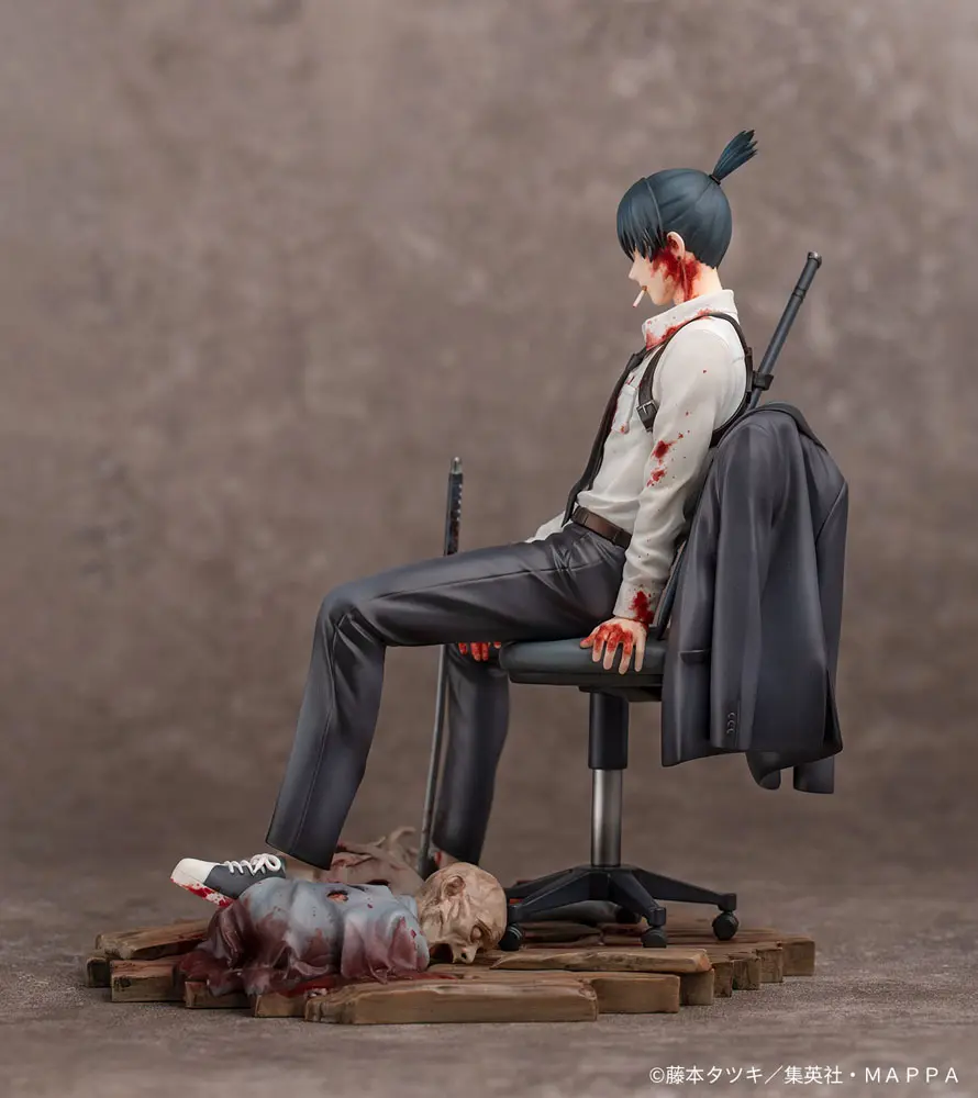 Statuie PVC Chainsaw Man 1/7 Aki Hayakawa 19 cm poza produsului