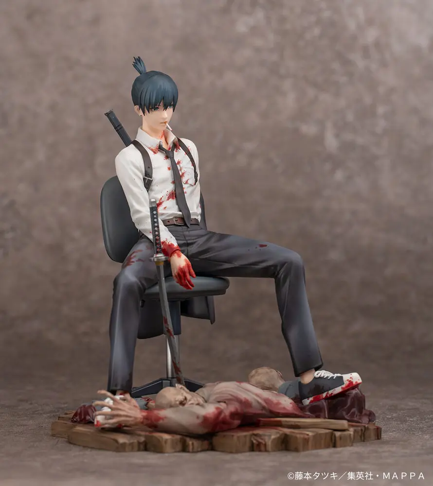 Statuie PVC Chainsaw Man 1/7 Aki Hayakawa 19 cm poza produsului