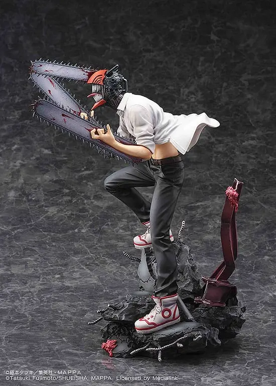 Statuie PVC Chainsaw Man 1/7 Chainsaw Man 26 cm poza produsului