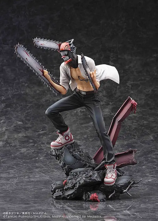 Statuie PVC Chainsaw Man 1/7 Chainsaw Man 26 cm poza produsului