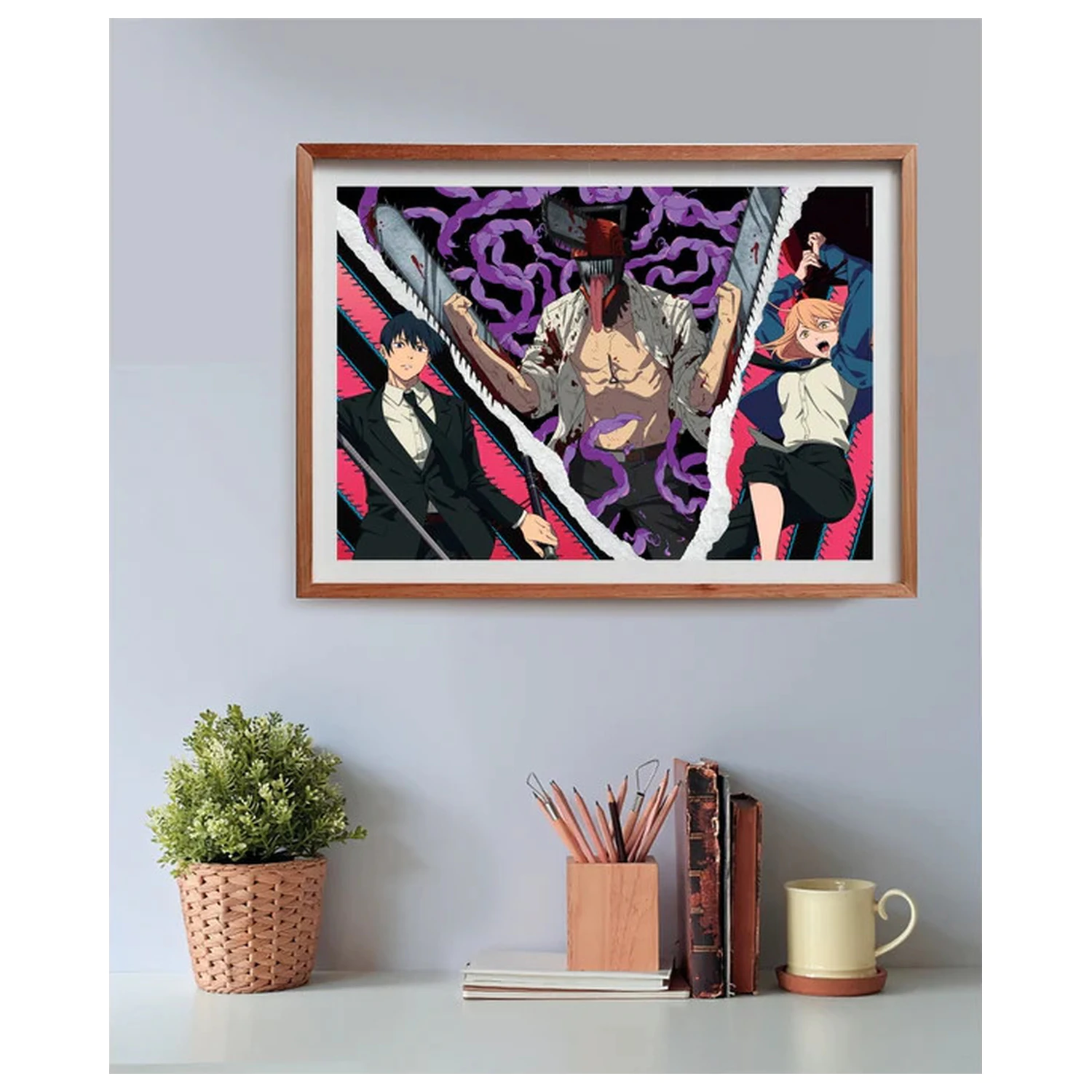 Chainsaw Man Demon Ripper puzzle cub 500 piese poza produsului