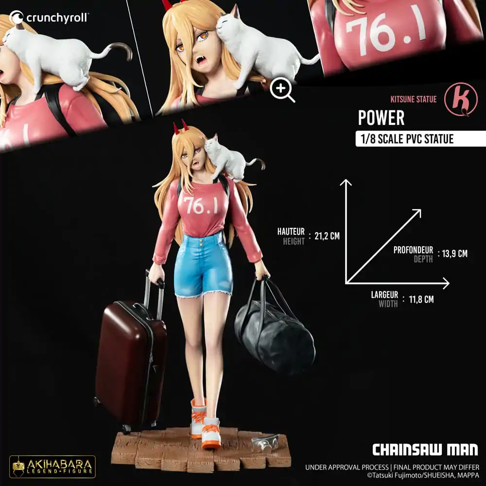 Chainsaw Man Statuie PVC 1/8 Power 21 cm poza produsului