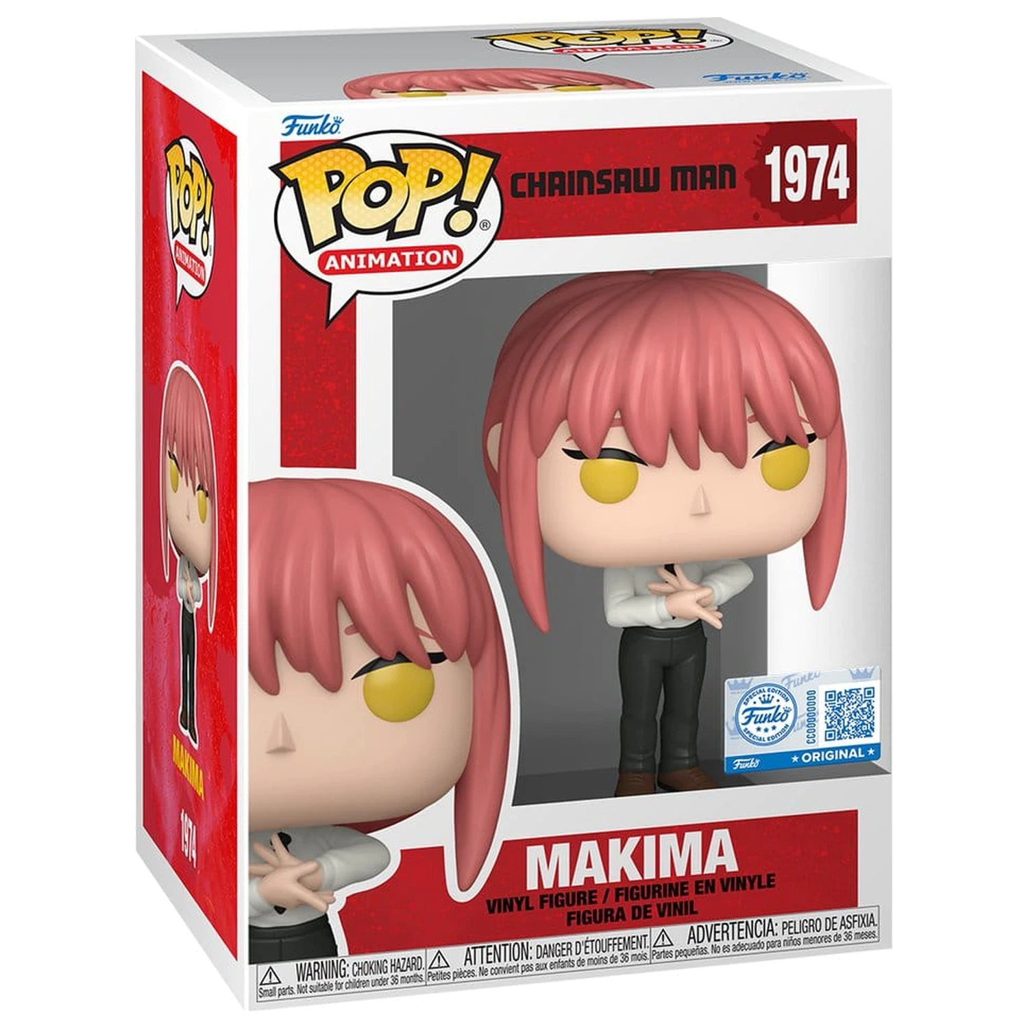 Chainsaw Man Funko POP! Animation figurina de vinil Makima Exclusive Edition 9 cm poza produsului