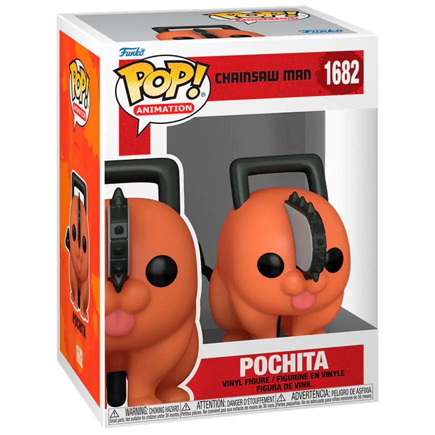 Chainsaw Man Funko POP! Figurină de vinil Animation Pochita 9 cm poza produsului