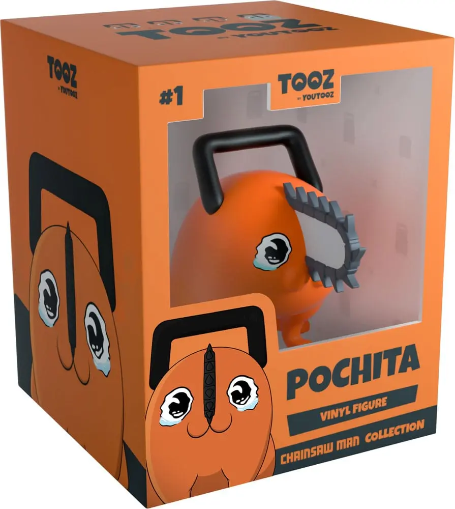 Figurina din vinil Chainsaw Man Pochita Crying 6 cm poza produsului