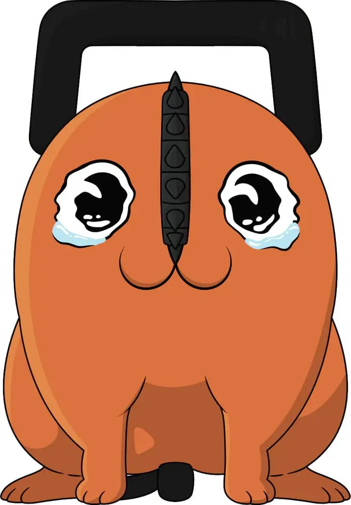 Figurina din vinil Chainsaw Man Pochita Crying 6 cm poza produsului