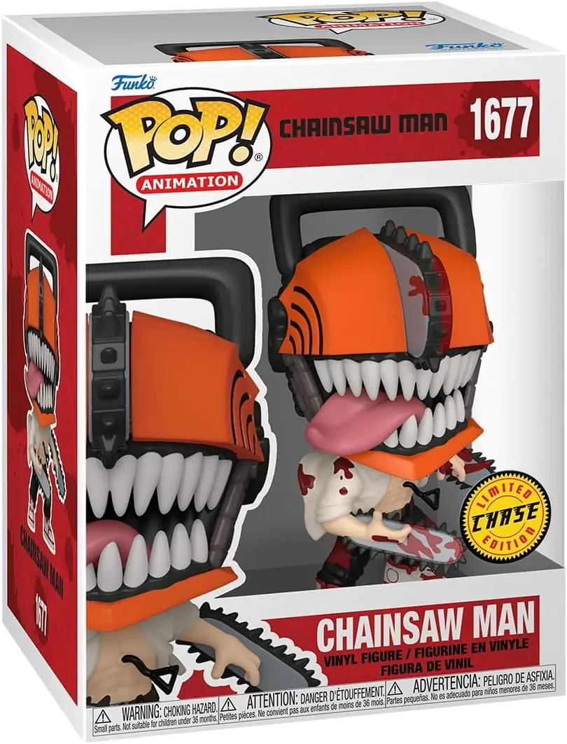 Figurină de vinil Chainsaw Man POP! Animation Chainsaw Man 9 cm Chase poza produsului