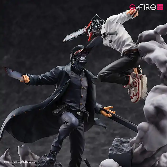 Chainsaw Man Statuie Figurina Super Situation Chainsaw Man vs. Samurai Sword 26 cm poza produsului