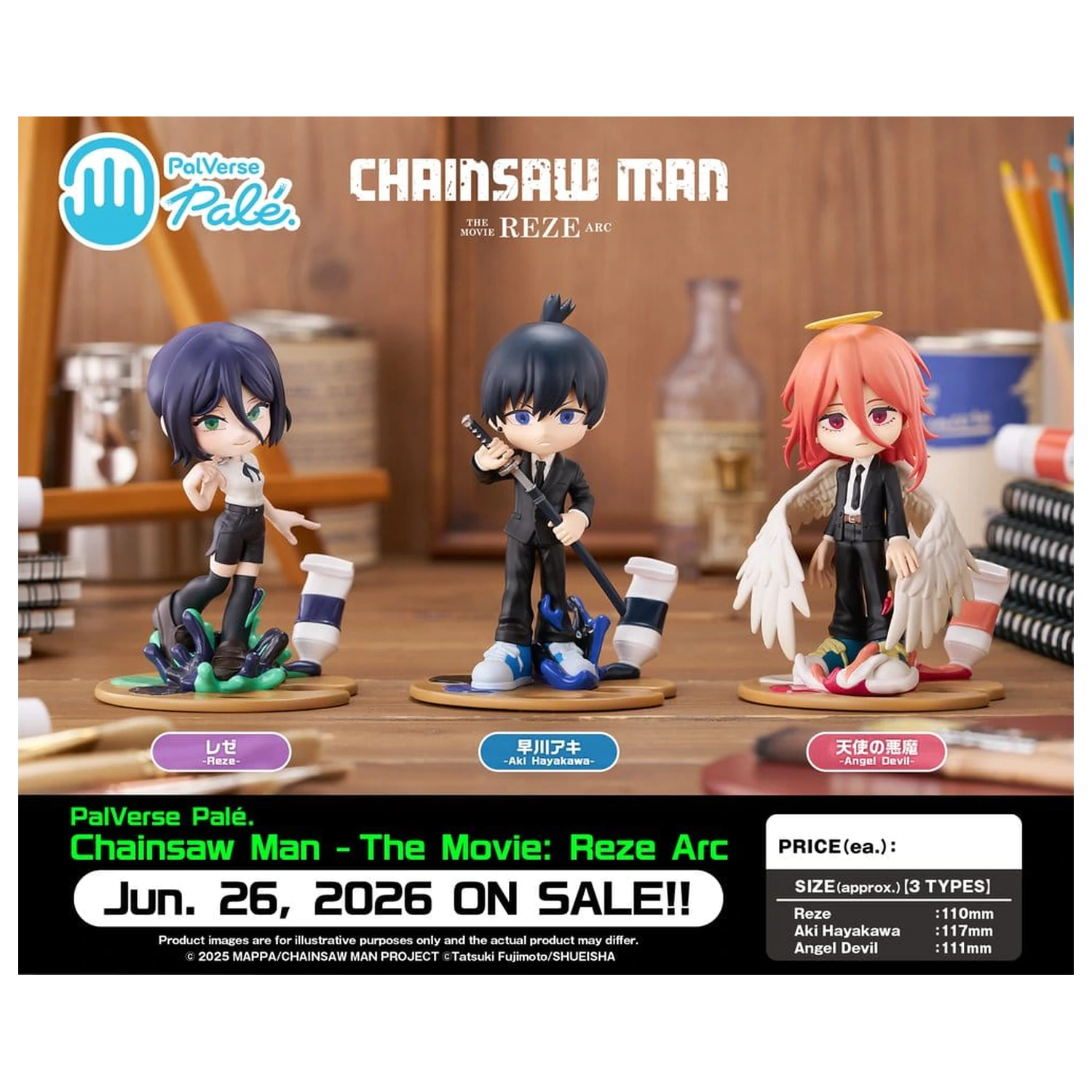 Chainsaw Man The Movie: Reze Arc PalVerse PVC Statuie Aki Hayakawa 11 cm poza produsului