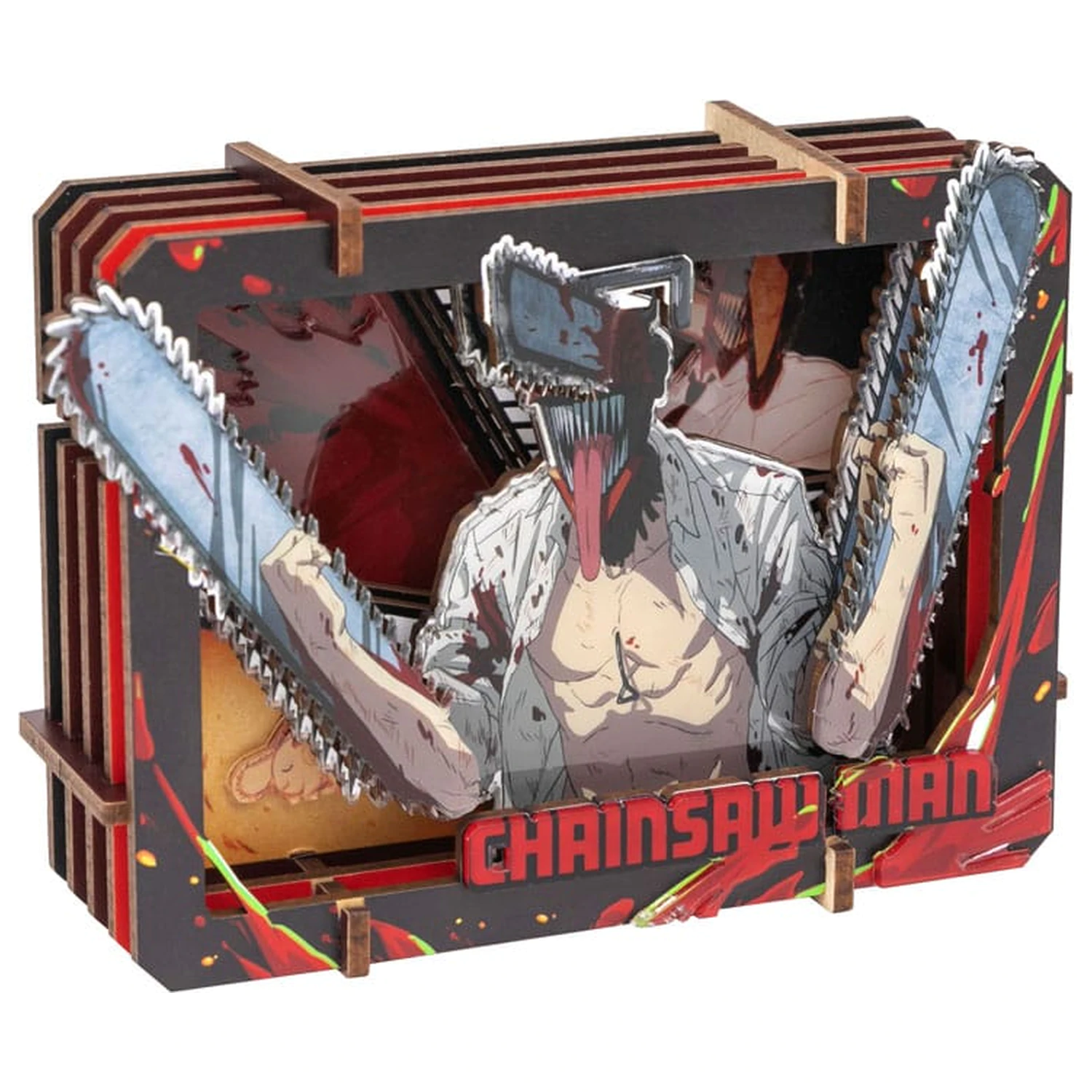 Chainsaw Man Kit model din lemn Galerie (S) Chainsaw Devil poza produsului