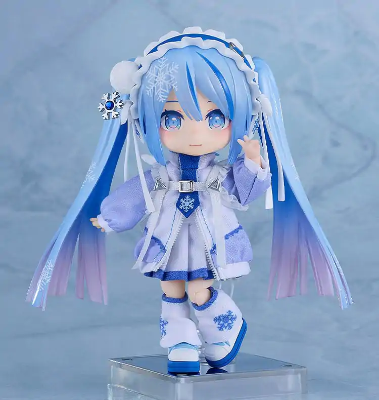 Character Vocal Series 01: Hatsune Miku Nendoroid Doll Figurina de Acțiune Snow Miku: Yukiiro Pop Ver. 14 cm poza produsului