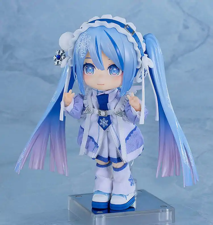 Character Vocal Series 01: Hatsune Miku Nendoroid Doll Figurina de Acțiune Snow Miku: Yukiiro Pop Ver. 14 cm poza produsului
